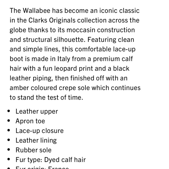 Clarks Leopard Wallabee - Picture 10 of 11